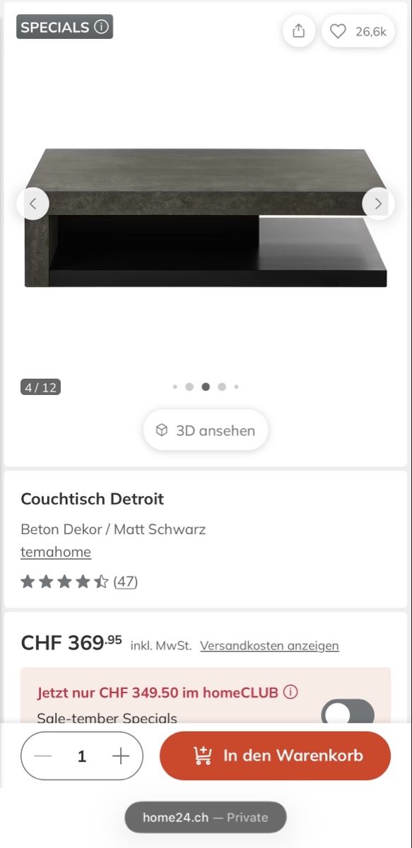 Tische: Couchtisch – Gebraucht aus Zürich von mat_9bwd 8