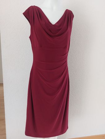 Kleid Lauren Ralph Lauren Weinrot Grösse 8, Gr M