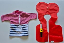 T-shirt anti-noyade Floatee rose 2 ans