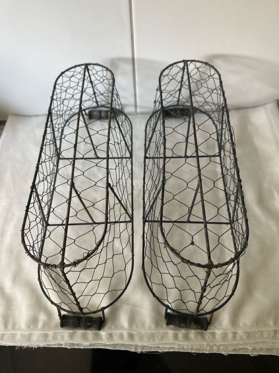 Sonstiges für Haushalt & Wohnen: Drahtkorb Set oval mit Holzgriff 2 Stk. gebraucht – Gebraucht aus Zürich von Chaeffeler 4