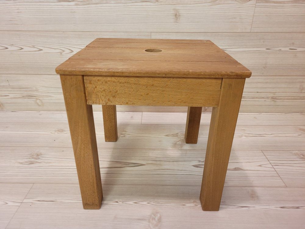 Blumenhocker Holz, Vintage FussSchemel, HolzHocker Kaufen auf Ricardo