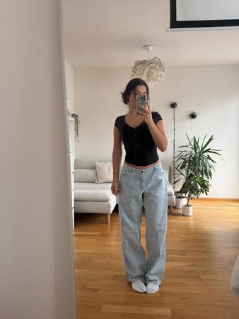 Dr.Denim Baggy Jeans im Y2K Style, hellblau, Grösse 38