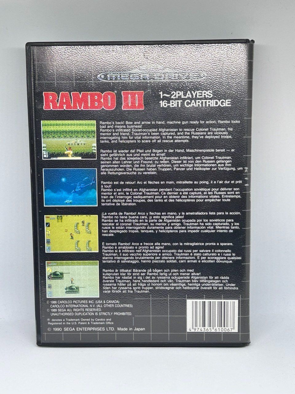 Sega Giochi: Rambo 3 per Sega Mega Drive – Usato da Giubiasco venduto da LorisVale 1