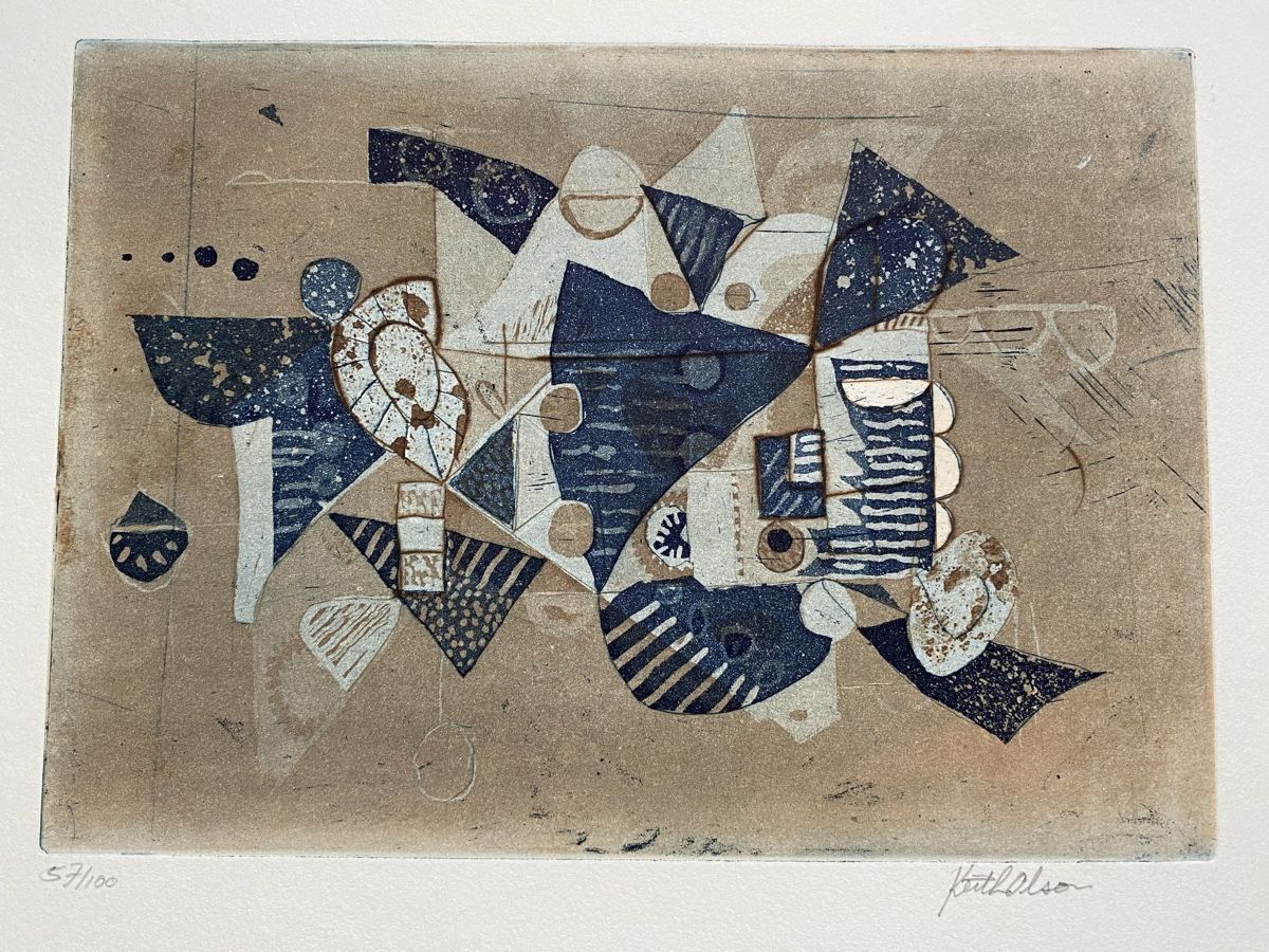 Arts picturaux & lithographies: Keith Olson, Radierung 57/100 – D'occasion à Utzigen par Lasagne99 1