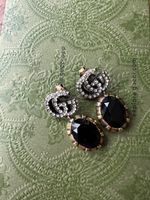 Gucci GG Marmont Ohrringe mit Kristallen