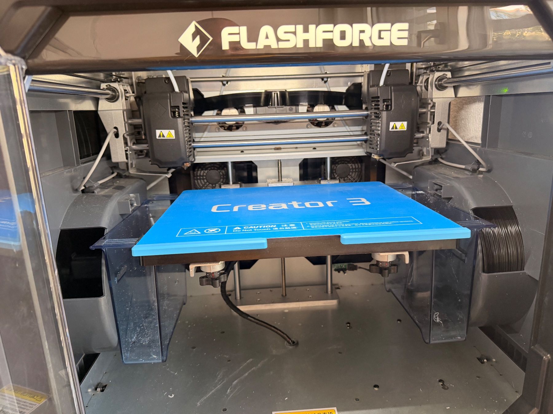 FlashForge Stampanti 3D: 3D Drucker Flashforge Creator 3 dual Extruder – Usato da Wohlen AG venduto da Csieber 3