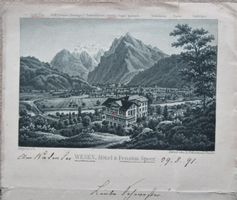 Weesen Aquatinta Pension Speer