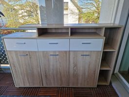 Sideboard, Schrank, Kommode, Holz-Optik