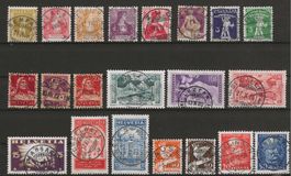 Lot Ausgaben mit sauberen Vollstempel - ab 1907