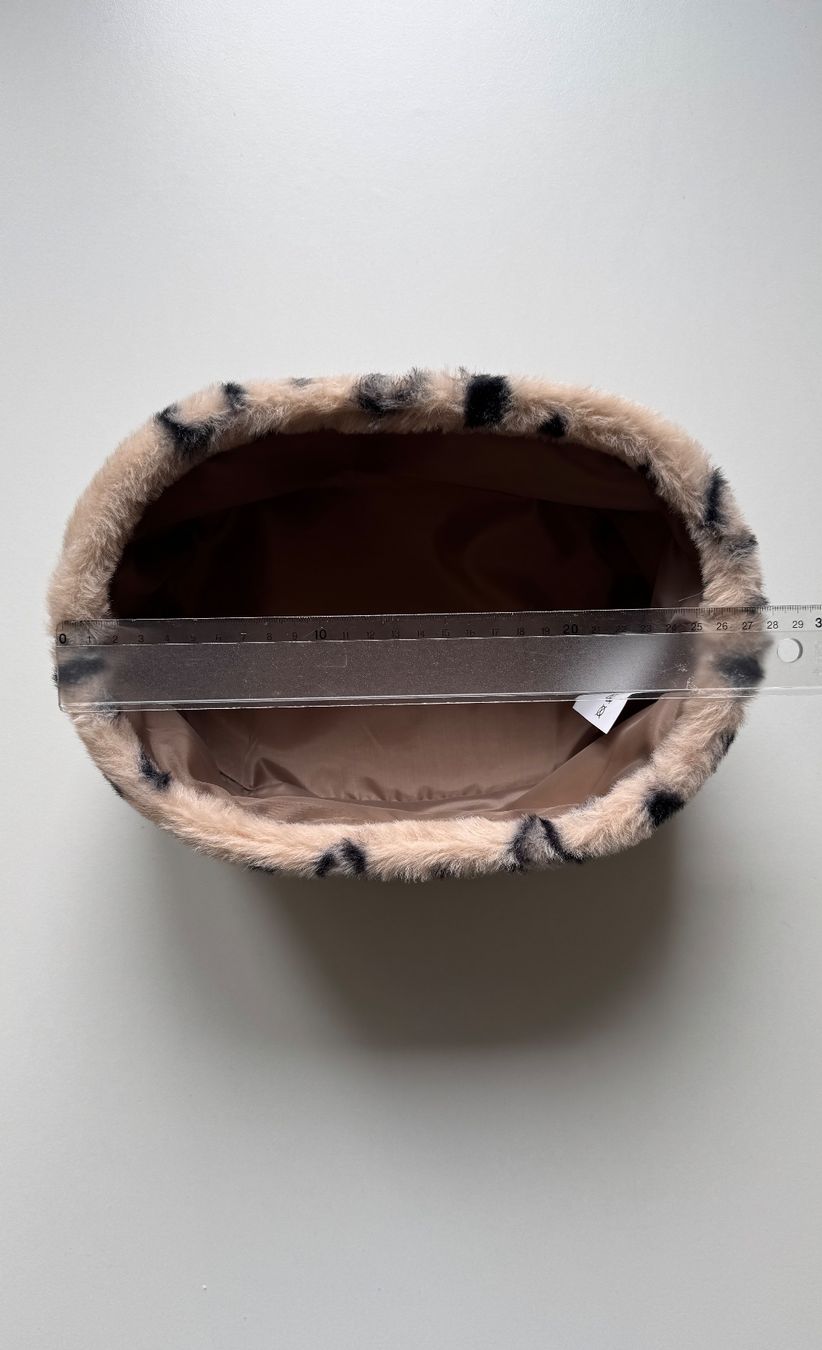 Altro per la casa: Korb Leopard Print Kunstfell mit Lederriemen neu – Nuovo (secondo la descrizione) da Luzern venduto da Ecila007 2