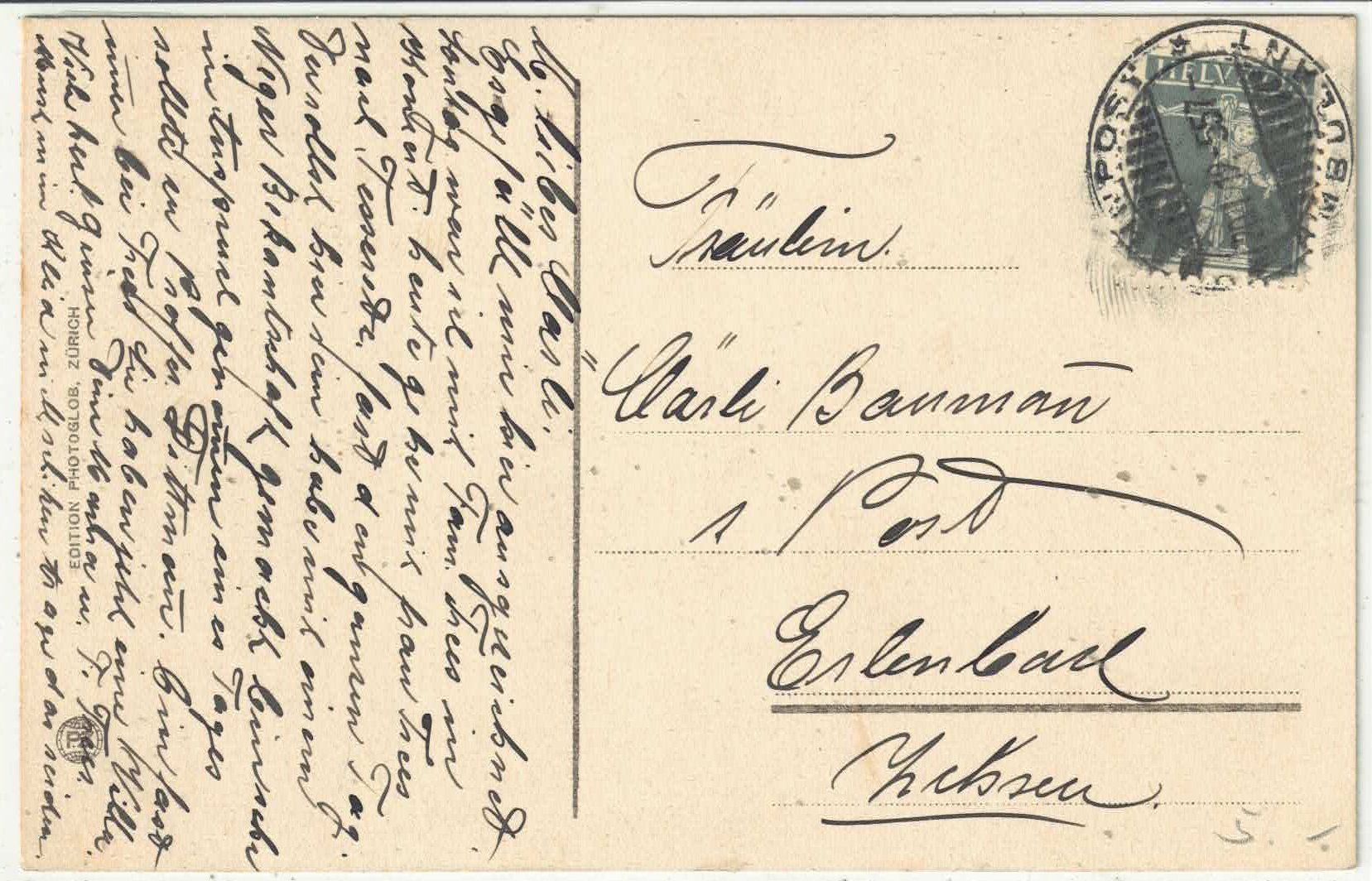 Ansichtskarten: Lugano - Quai - animee - Litho – Gebraucht aus Ettingen von Kartenplanet 1