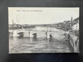 AK 1918 Basel neue Rheinbrücke       (G3465)
