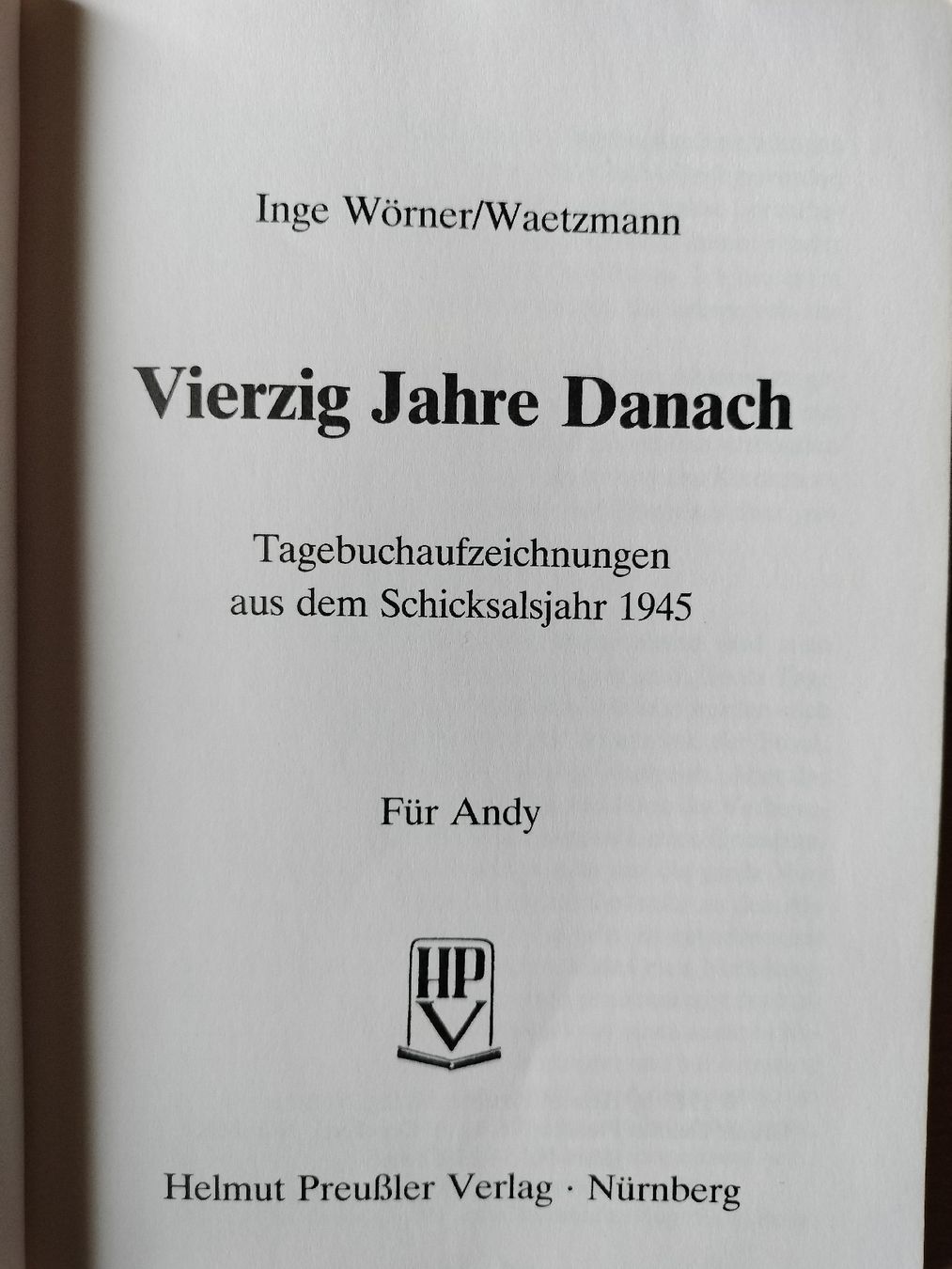 Bücher: Tagebuch Aufzeichnungen 1945 – Gebraucht aus Schwanden Sigrisw von Wibe81 1
