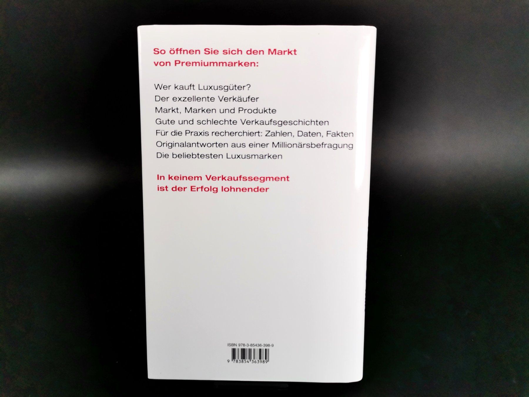 Livres: BUCH Luxusgüter professionell verkaufen – D'occasion à Schaffhausen par Restwert_SH 1