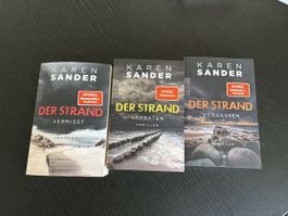 Karen Sander Der Strand Trilogie 3 Bcher guter Zustand