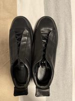 Schwarze Leder-Sneaker von kennel & schmenger, neuwertig, G