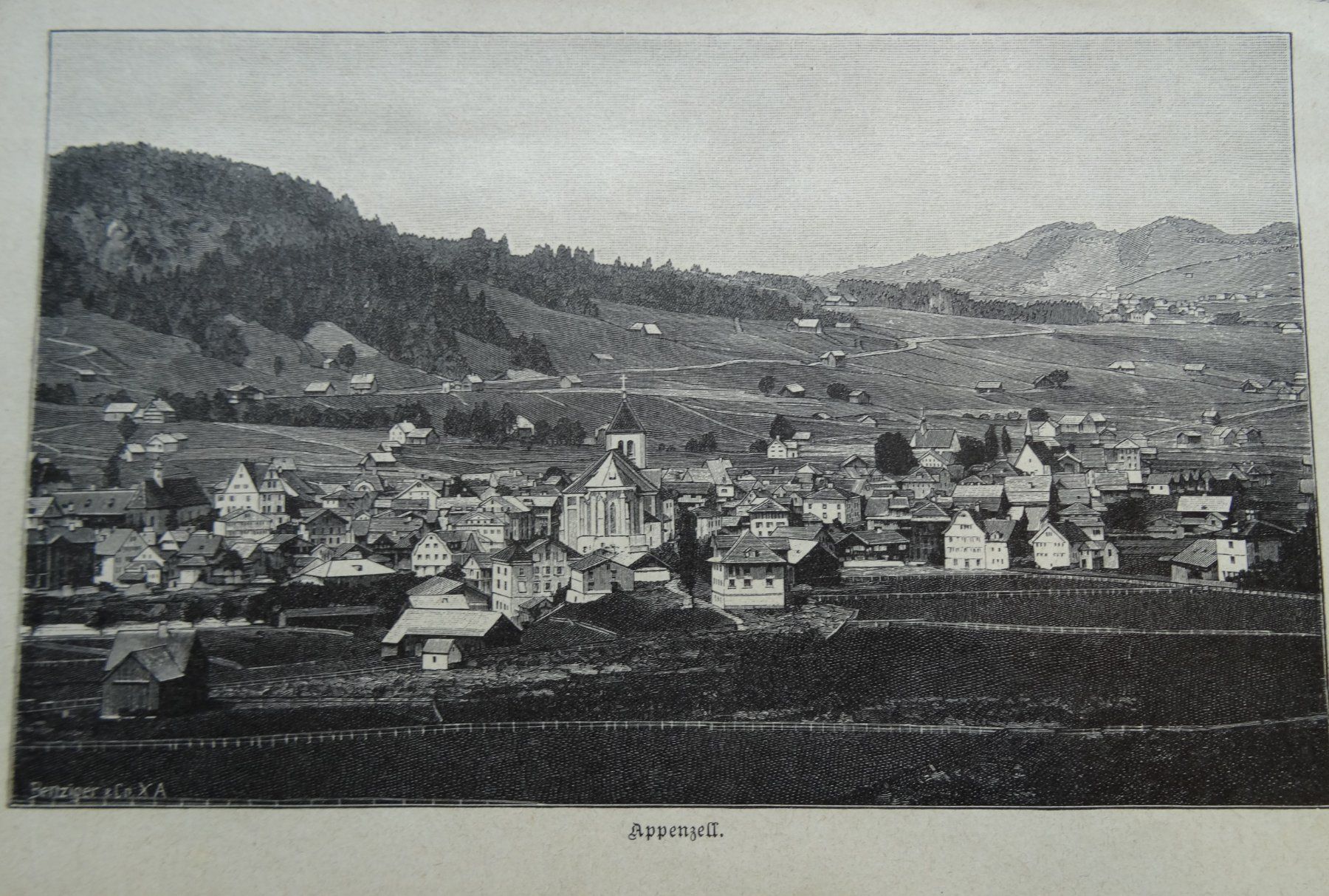 Cartoline postali: Appenzell Xylographie von 1907 – Usato da Safnern venduto da Wstussi