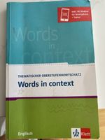 Thematischer Oberstufenwortschatz words in context