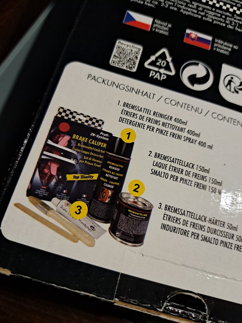 Accessori per altri veicoli: Bremsattel-Lack-Set 2K-System 3-teilig neu Racing Rot – Nuovo (secondo la descrizione) da Widnau venduto da Senna7 2