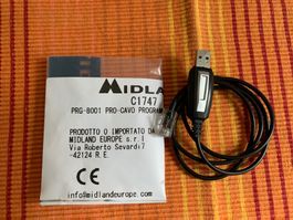 CB-Funk Midland 8001 Pro Datenkabel für Softwareupdate