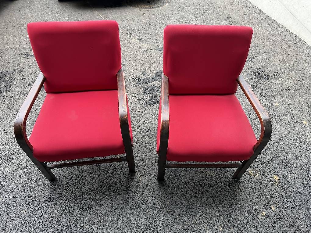 Sessel: 2 Seesel rot – Gebraucht aus Bottmingen von tim_6zdg