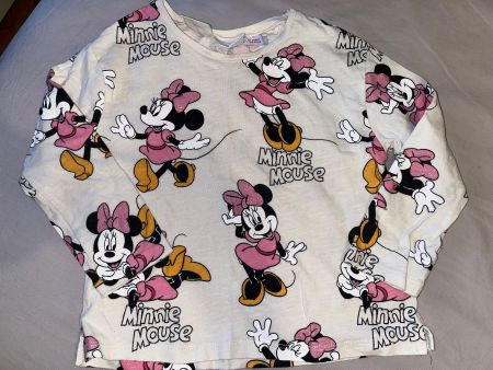 Cute Zara "Minnie mouse" long sleeve top 98cm