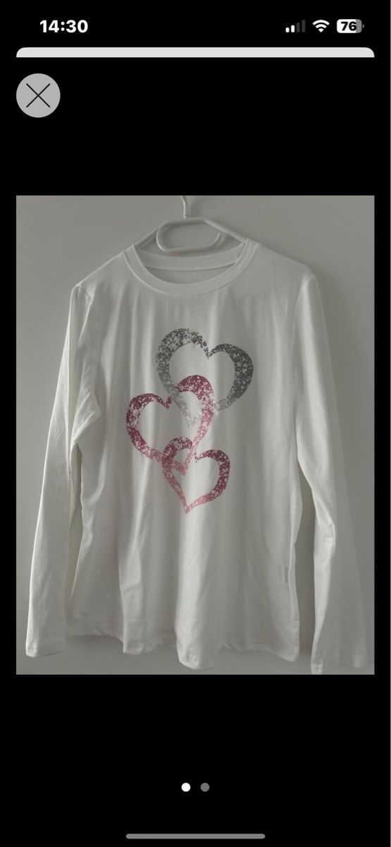 T-shirt: 4 Damen Langarmshirts Gr. M – Usato da Wädenswil venduto da Giez33 2