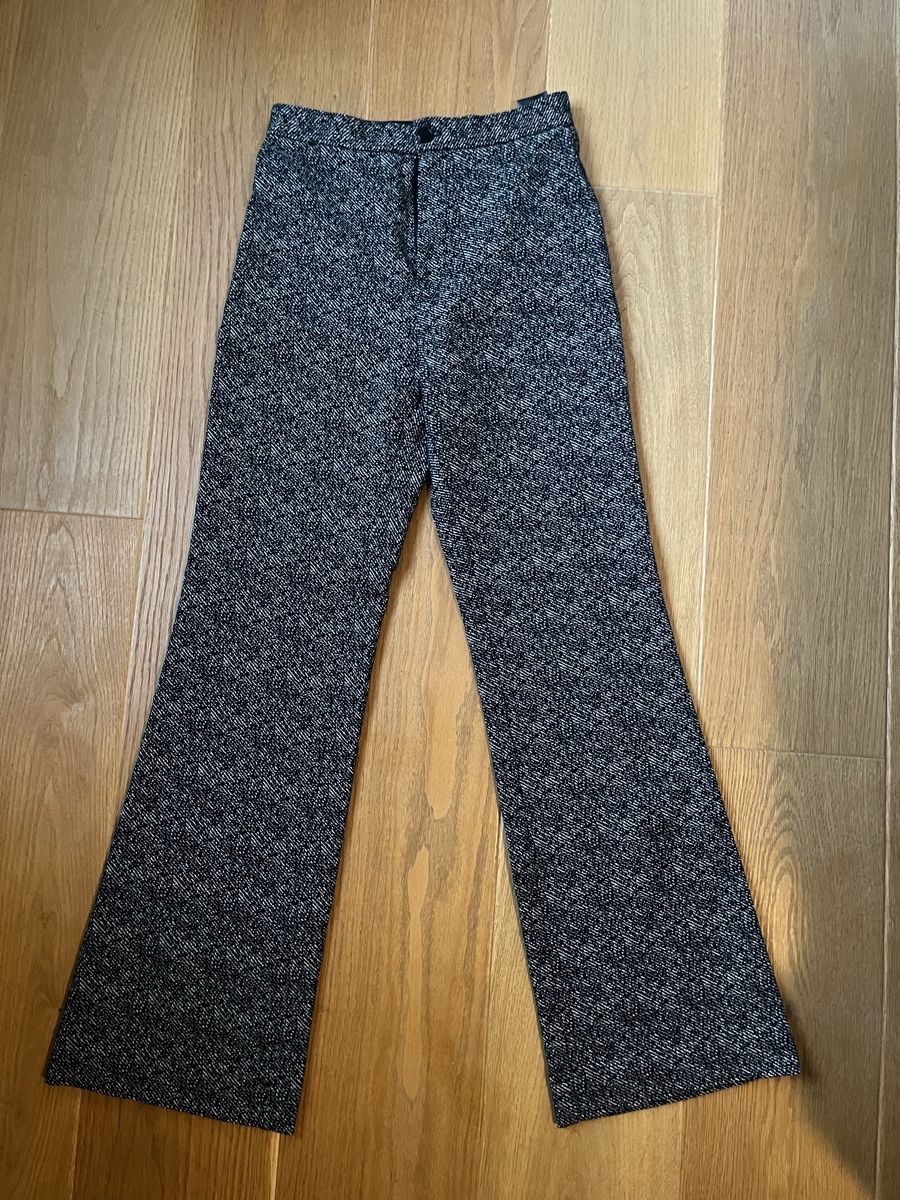 Hosen: Filippa K Stoffhose Gr. 34/36 bootcut schwarz/weiss – Gebraucht aus Wädenswil von Iana32