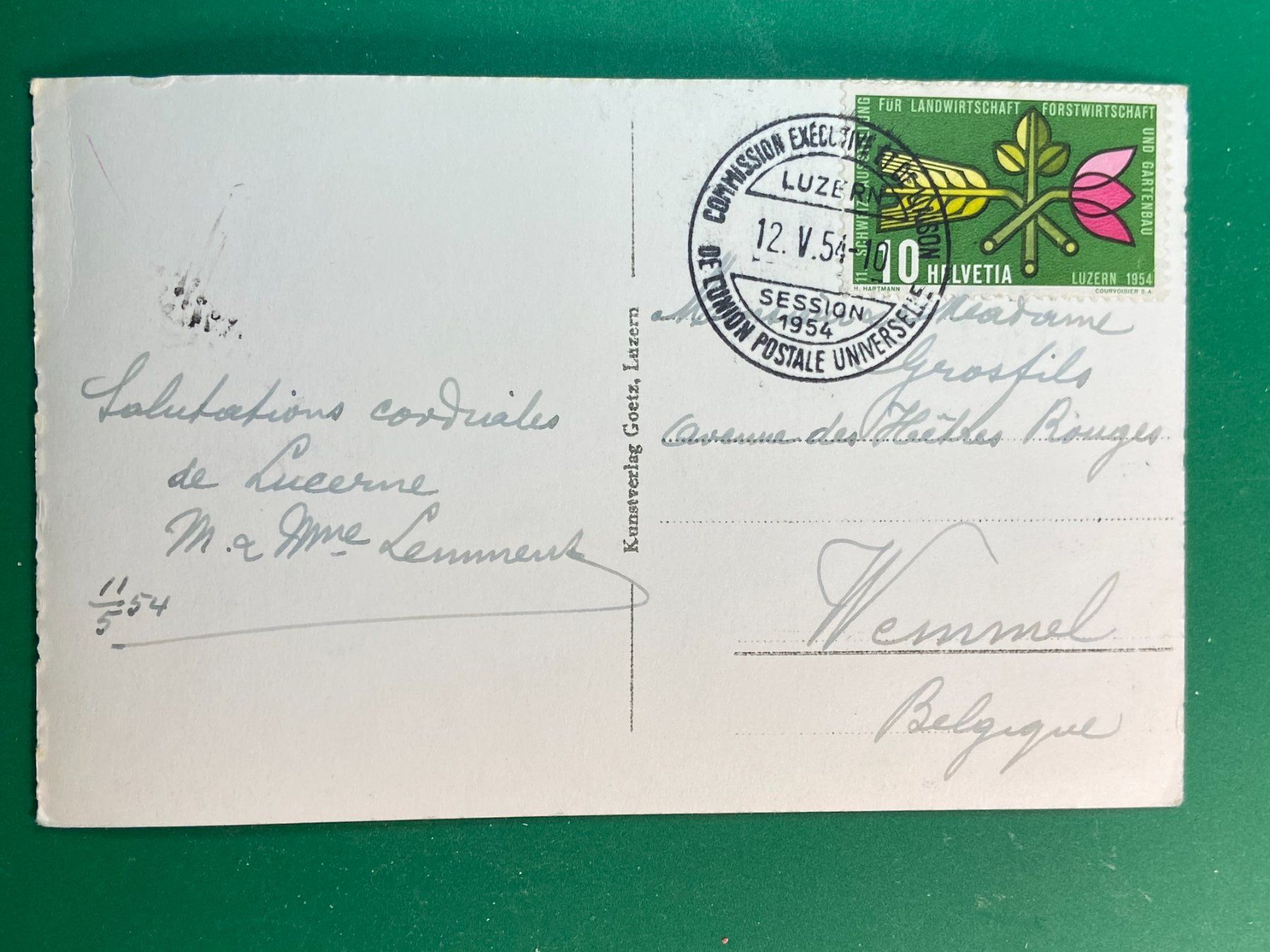 Cartoline postali: Luzern – Usato da Steg VS venduto da danwer74 1