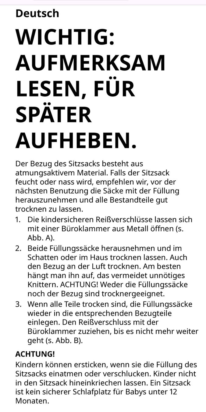 Ikea Poltrone: Grosser Sitzsack – Usato da Zürich venduto da chukye 5