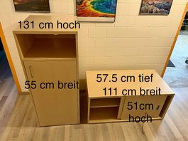 TV Möbel und HiFi  Möbel (2 sep. Möbel)