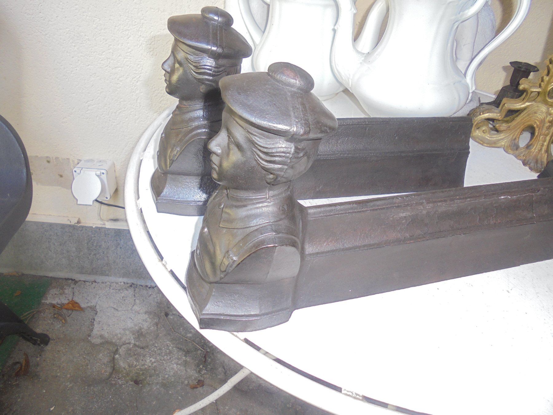 Sculture & Statue: Antike Kaminböcke ca. 1940 – Usato da Camorino venduto da Hunpete 1