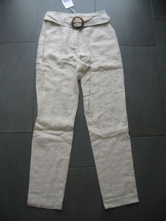 Maison 123 beau pantalon en lin en taille 34CH neuf!