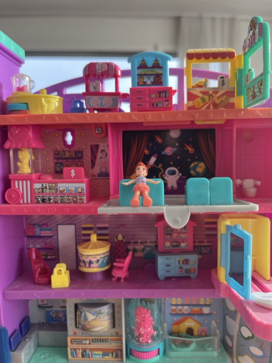 Polly Pocket Spielzeuge: Polly Pocket „Mega Mall“ Einkaufshaus – Gebraucht aus Eschenbach LU von Mupu07 2