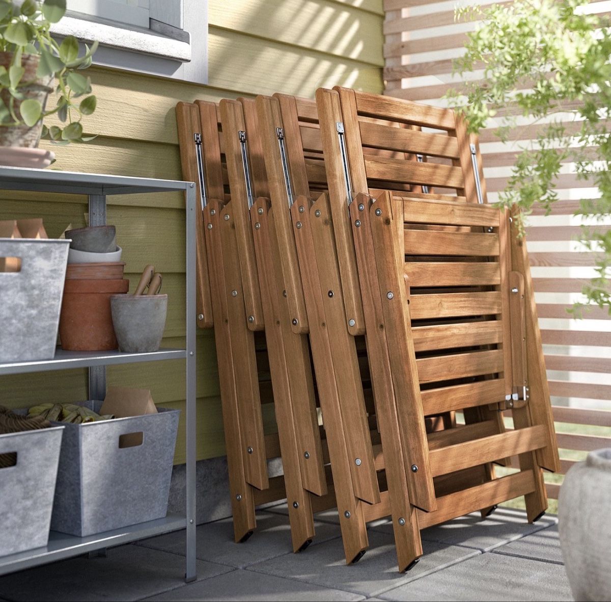 Ikea Set di tavolo e panche: Gartenset Tisch und zwei Stühle – Usato da Uster venduto da jas_zyd2 3