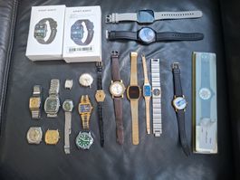 Lot 20x Armbanduhren, Omega, Certina, Eterna etc, swiss made