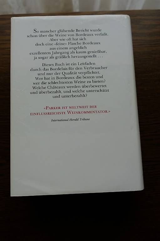 Libri: Robert Parker JR - Bordeaux – Usato da Zollikofen venduto da old_dw2f 3