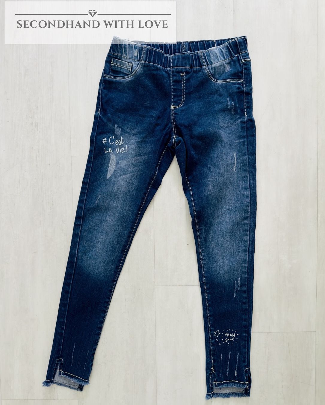 Pantaloni: # GIRL - Jeans Gr. 146 # – Usato da Bolligen venduto da secondhand-with-love