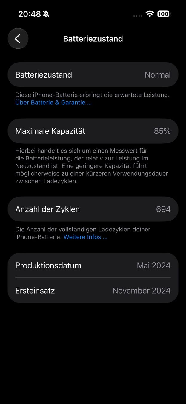 Apple Handys / Smartphones: Apple iPhone 15 Pro 128 GB Natural Titanium – Gebraucht aus Lanzenhäusern von Chandran3 7