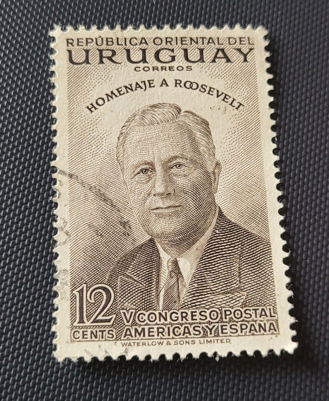 Tutti i francobolli: Uruguay 1953 alte briefmarke A006 – Usato da St Gallen venduto da Stampsalshobby