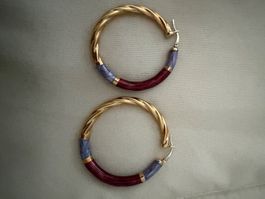 Gold Creolen 750 gestempelt