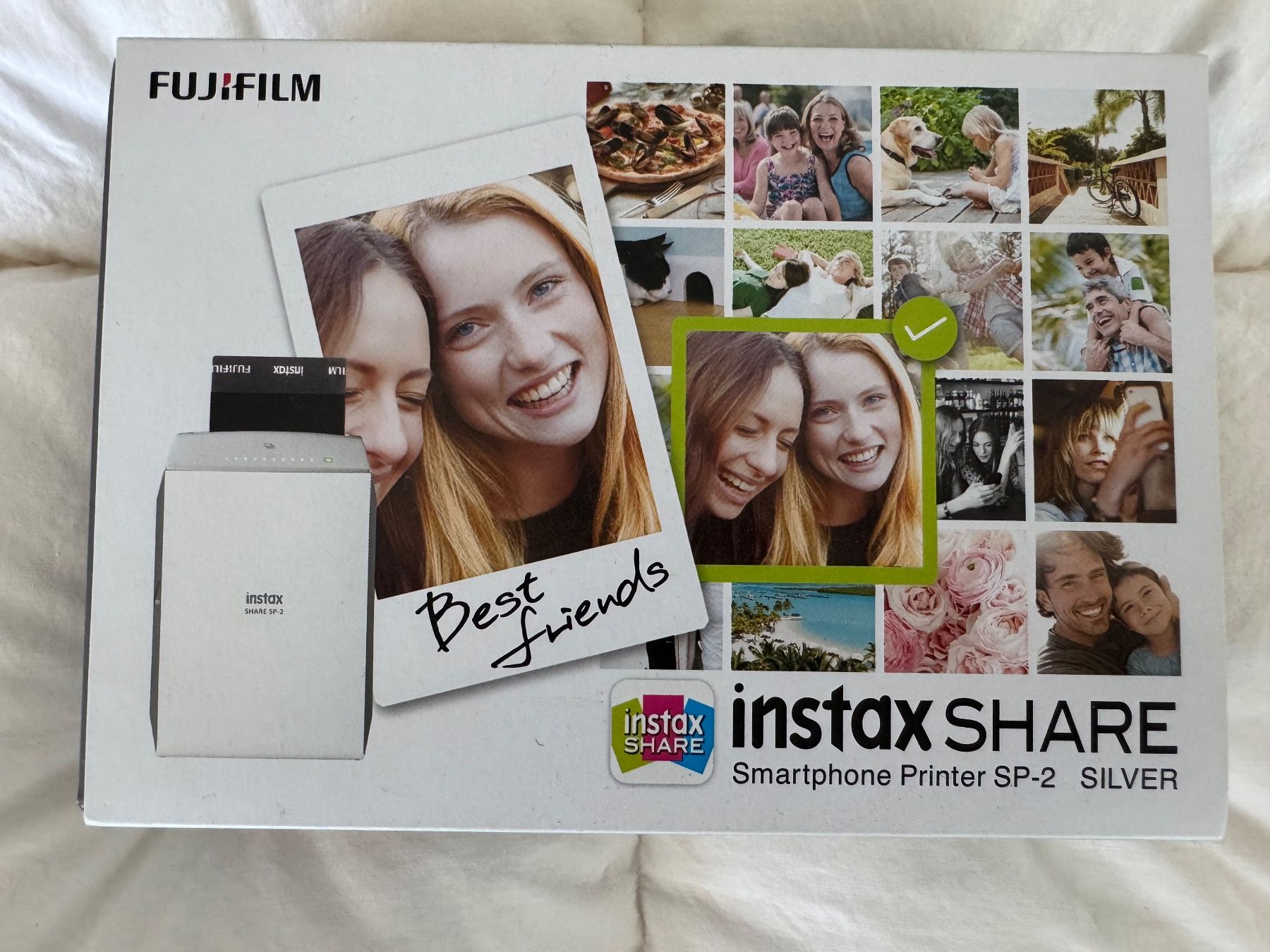Fujifilm Stampanti: Fujifilm Instax Share SP-2 Silver Drucker, fast neu – Usato da Luzern venduto da Michaelbuehl