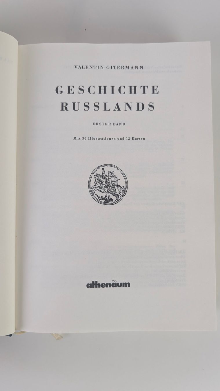 Bücher: Geschichte Russlands Valentin Gitermann 3 Bände 1987 – Gebraucht aus Zürich von 1.Simon 1