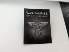 Warhammer 500th Store Celebration Pin Games Workshop