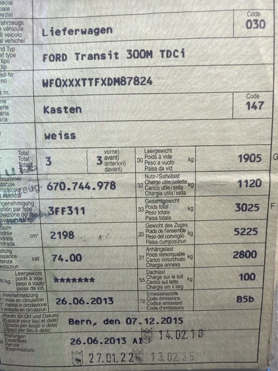 Ford Veicoli commerciali: Ford Transit 300M TDCi – Usato da Oberönz venduto da Xyz90 9