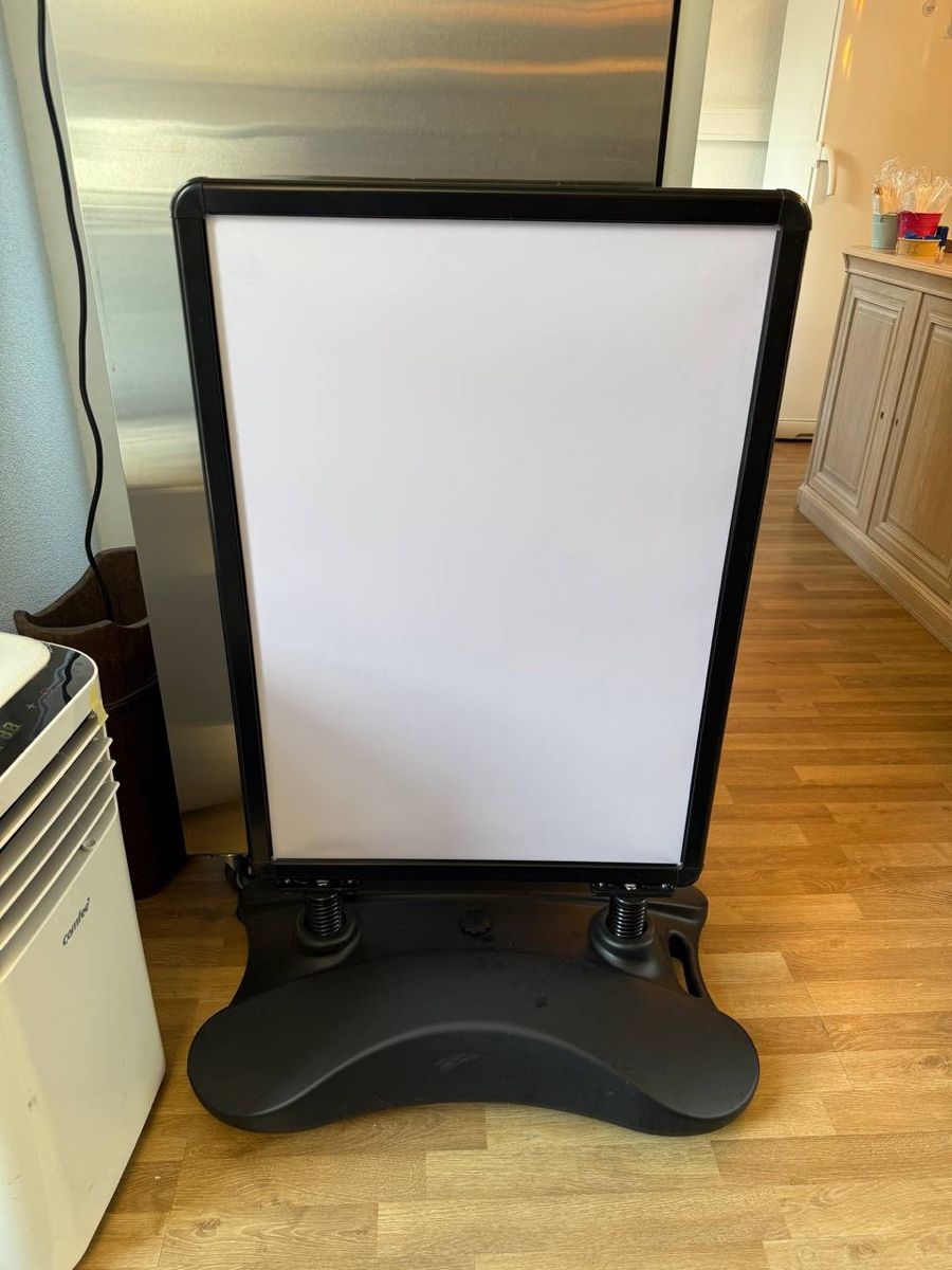 Allestimento di negozi e stand fieristici: Kundenstopper A1 schwarz New! – Nuovo (secondo la descrizione) da Ebikon venduto da Rechsteiner90 3