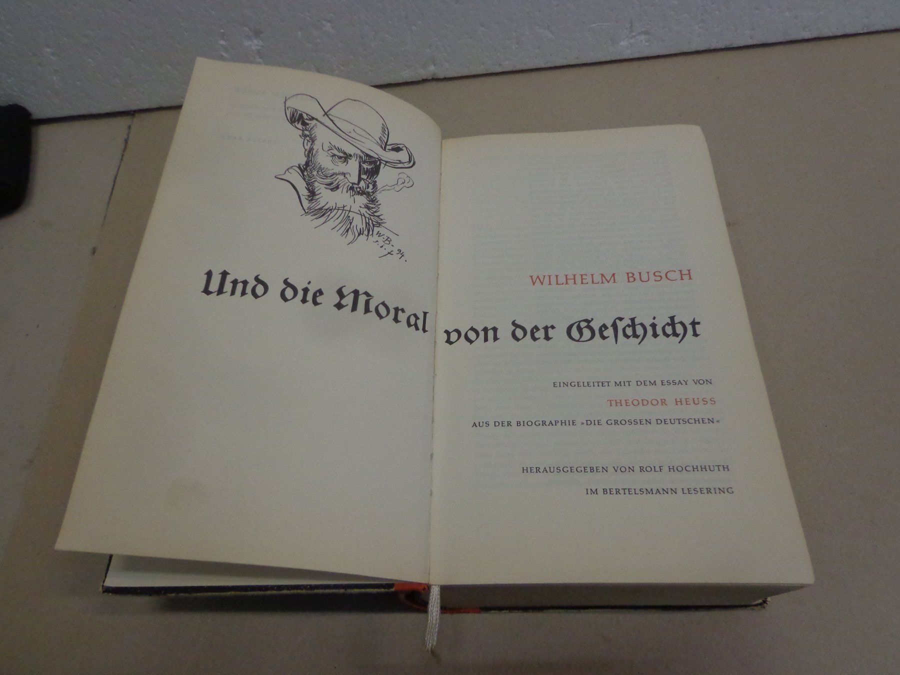 Libri: Altes Wilhelm Busch Buch von 1959 – Usato da Zofingen venduto da gruempuhaendler 1