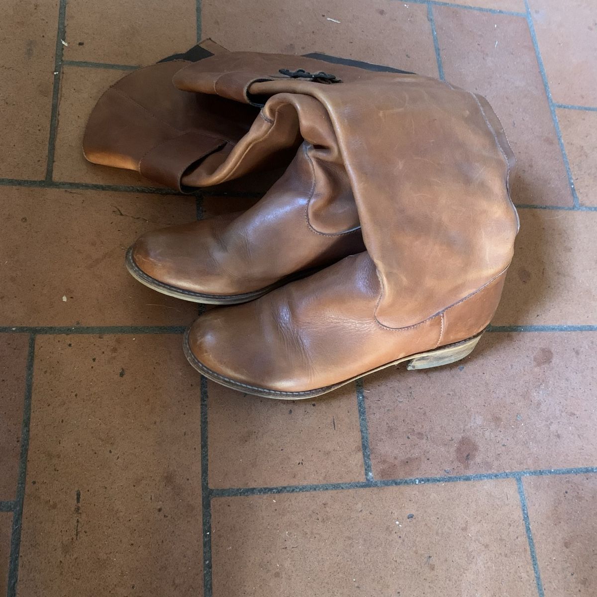 Chaussures femmes: Lederstiefel  – D'occasion à Müllheim Dorf par miro119