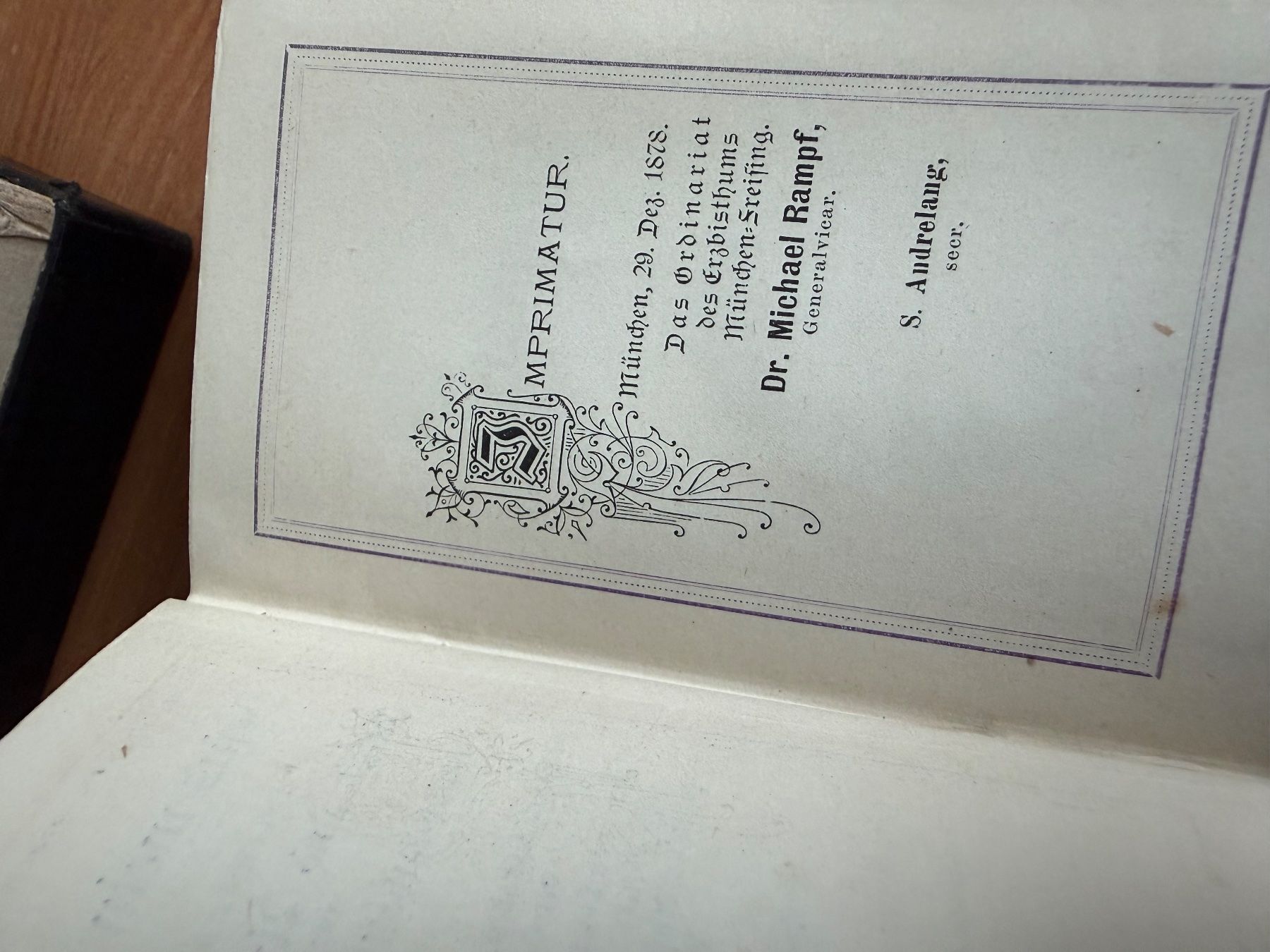 Bücher: Antikes Gebetsbuch , 1878 München – Gebraucht aus Spiegel b. Bern von Rogger72 3