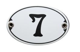 Emailschild - Hausnummer 7